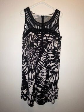 (Black & White) Kate & Mallory Trapeze Dress Size 2xl